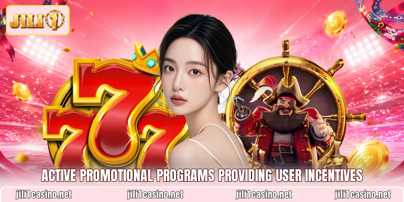 Active promotional programs providing user incentives