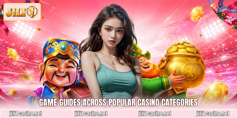 Game guides across popular casino categories