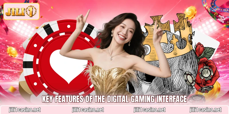 Key features of the digital gaming interface