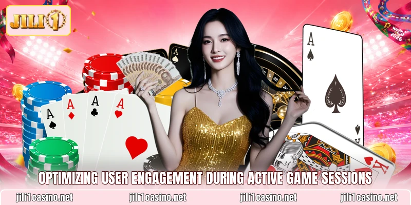Optimizing user engagement during active game sessions