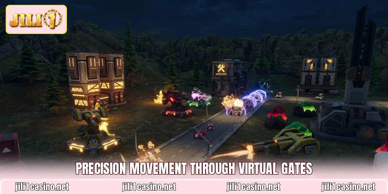 Precision movement through virtual gates