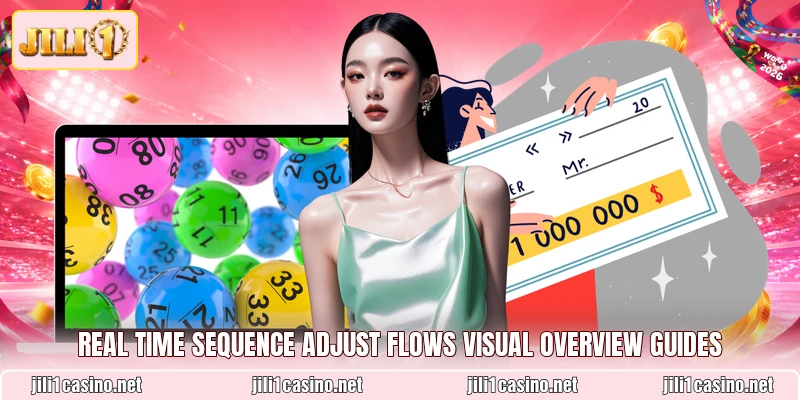 Real time sequence adjust flows visual overview guides
