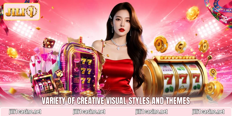 Variety of creative visual styles and themes