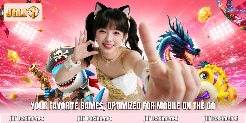 Your favorite games, optimized for mobile on the go